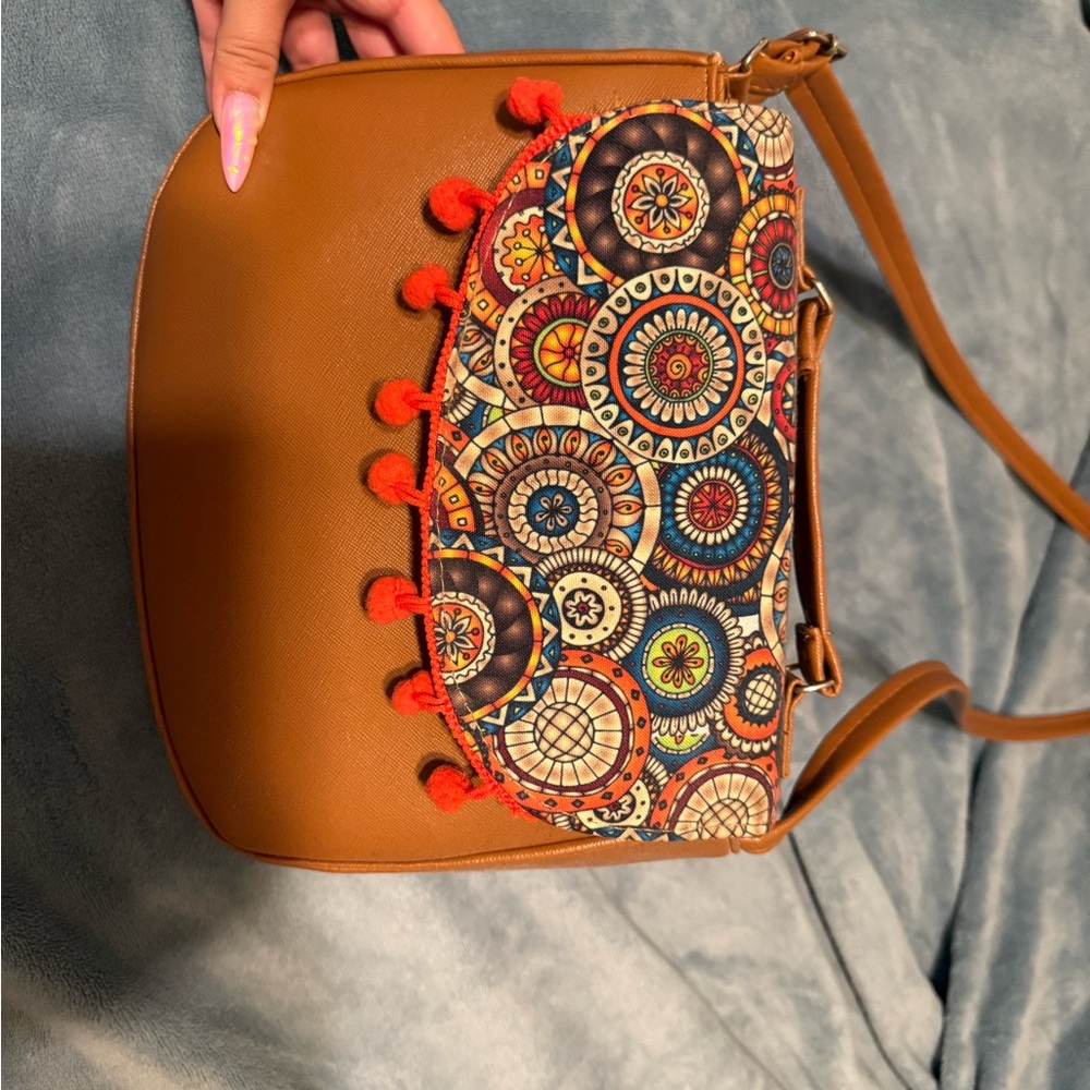 Bohemian Brown Crossbody Bag